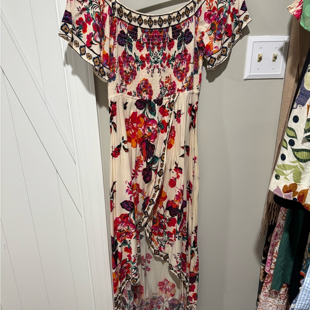 Floral Cream Dress
